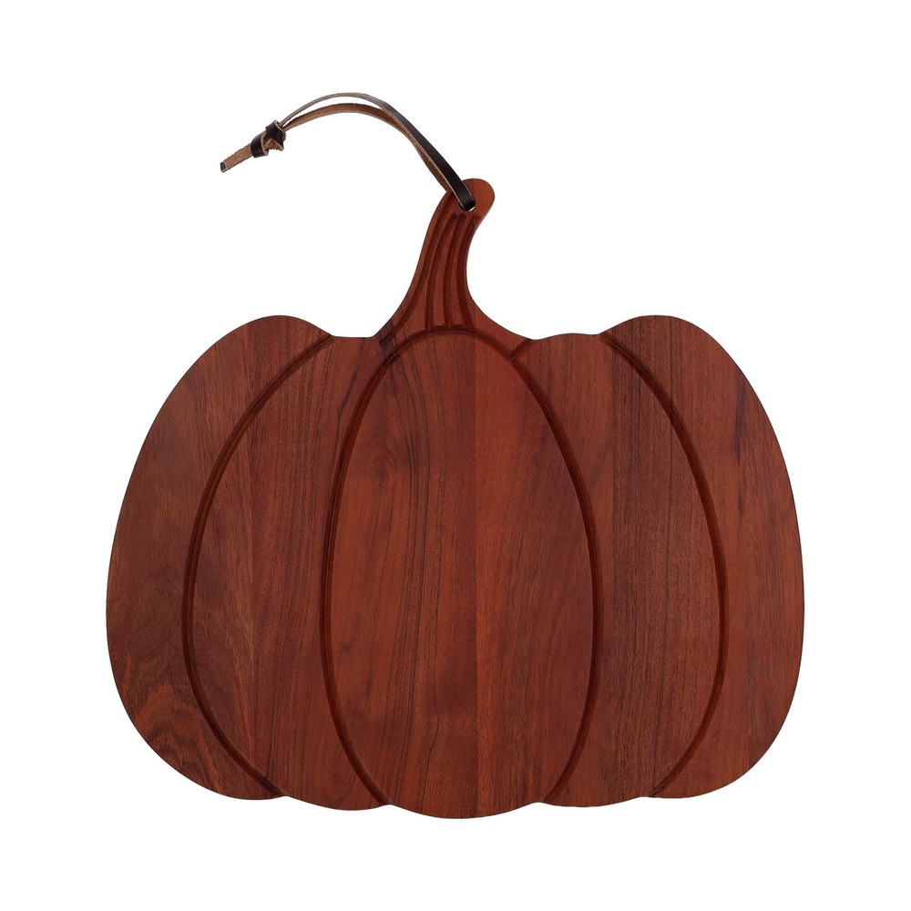 My Texas House Wood Pumpkin Serving Board Brown 12x13 Fall 2026